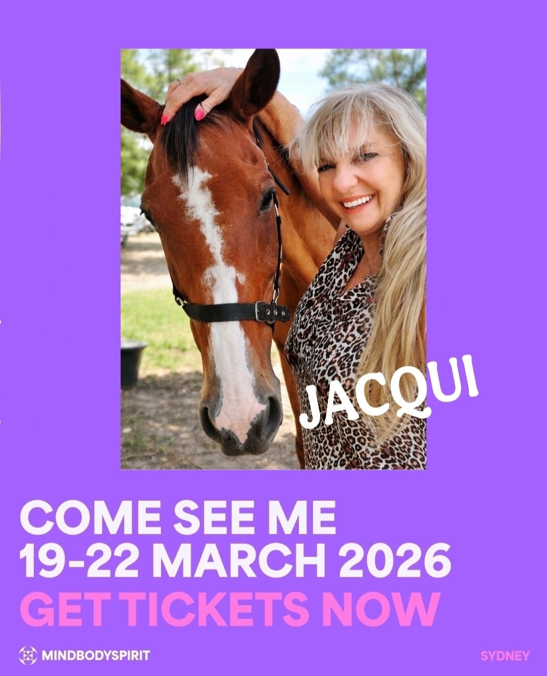 Mind Body Spirit Festival - Find me at Stand E05